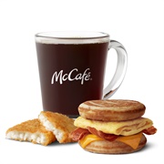 Bacon, Egg & Cheese McGriddles Meal