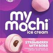 My Mochi Ice Cream Strawberry With Boba