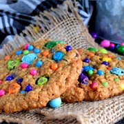 Raspberry Tropical Punch Nerds Cookie