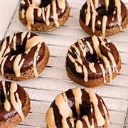 Peanut Butter Drizzle Donut