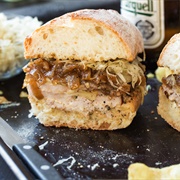 Pork Tenderloin and Lunchable Sandwich