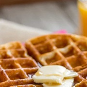 Buttered Savoury Waffle