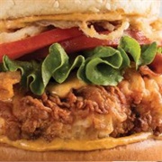 Fried Chicken and Bacon Sandwich