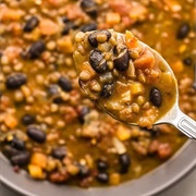 Black Bean & Lentil Soup