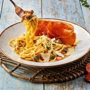 Spaghetti Chorizo Carbonara