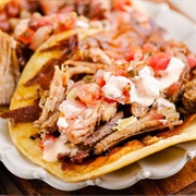 Cheesy Pork Taco (Queso Chancho)