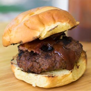Burger With BBQ Sauce