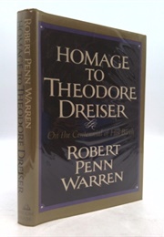 Homage to Theodore Dreiser (Robert Penn Warren)