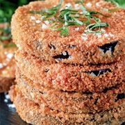 Pretzel Crusted Eggplant