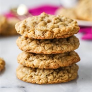 Oatmeal Candy Flower Cookie
