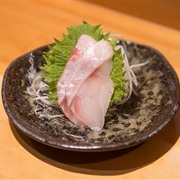 Calico Bass Sashimi