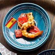 Chargrilled, Garlic, Chilli Paprika Prawns