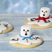 Melted Snowman Cookies