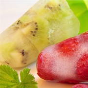 Iced Kiwi Lollies