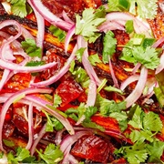 Shawarma-Spiced Carrots With Date and Herb Salad