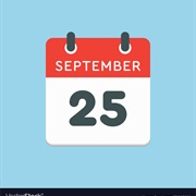 September 25