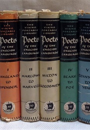 Poets of the English Language (5 Vols) (Edited by W.H. Auden)
