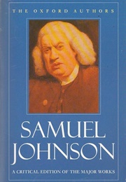 The Oxford Authors: Samuel Johson (Edited by Donald Greene)