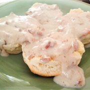 Biscuits With Bacon Gravy