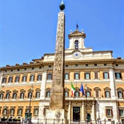Obelisk of Montecitorio (Solare Obelisk), Rome, Italy