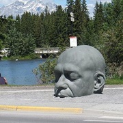 Big Head Sculpture