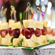 Grape and Cheese Skewers