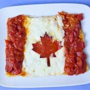 Canadian Flag Pizza
