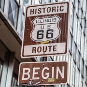 Route 66 Beginning Sign