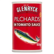 Tinned Pilchards in Tomato Sauce