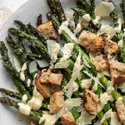 Asparagus Caesar Salad