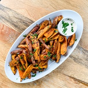 Jalapeño Sweet Potato Wedges