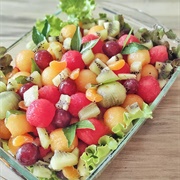 Lettuce Kiwi &amp; Melon Salad