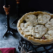 Pie With Skull Cookies