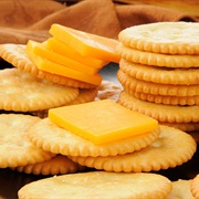 Ritz Crackers With Cheddar Cheese