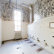 Keith Haring's 'Once Upon a Time' Bathroom Mural