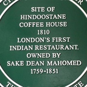 Sake Dean Mahomed Plaque (Permanently Closed)