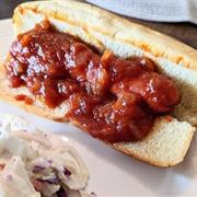 Marinara Sauce Hot Dog