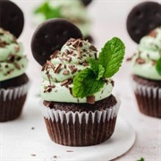 Shaved Mint Cupcake