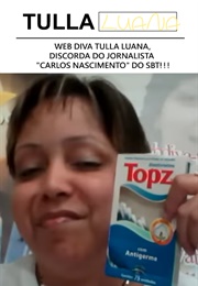 Web Diva Tulla Luana, Discorda Do Jornalista "Carlos Nascimento" Do Sbt!!! (2012)