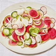 Radish and Onion Slaw