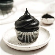Black Frosted Cupcake