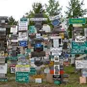 Watson Lake Sign Post Forest