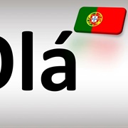 Ola (Portuguese Greeting of Saying Hello)