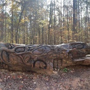 Umstead Log Art