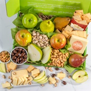 Pears, Apples, Cheese, and Nuts Box