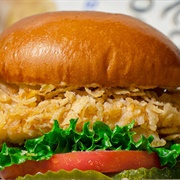 Potato Chip and Fried Chicken Sandwich