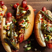 Fajita Vegetable Hot Dog