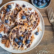 Honey, Pecan, and Chocolate Chip Waffle (Cococomb Crunch)
