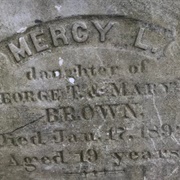 Grave of Mercy Brown