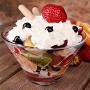 Tropical Fruit Sundae